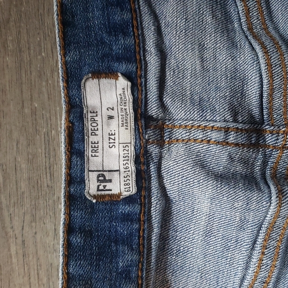 Free people denim mini skirt. - Picture 5 of 8